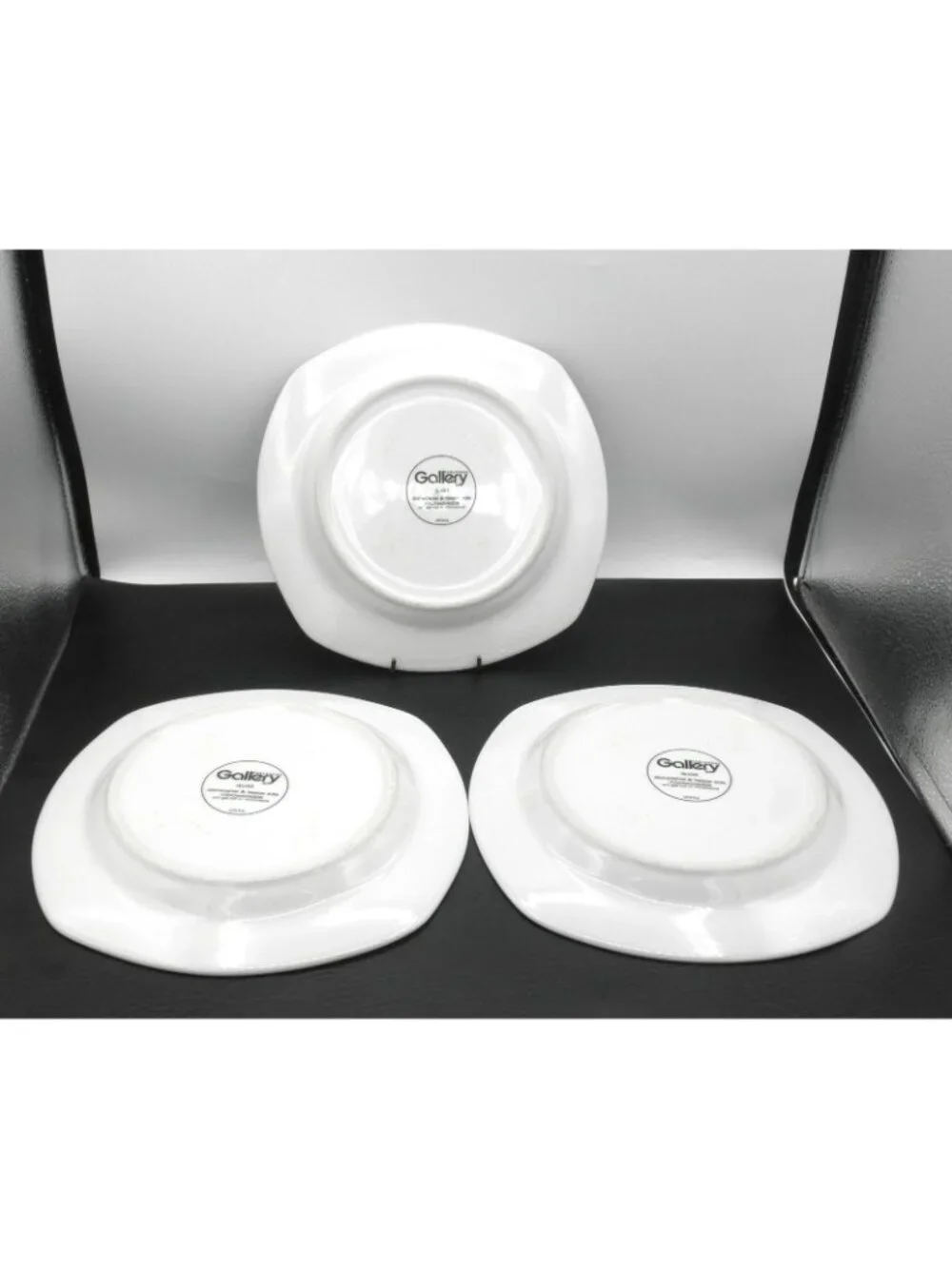 Quad by Tabletops Unlimited 10 Inch Dinner Plate Set of 3 Pattern Code: TAUQUAD - Picture 2 of 5